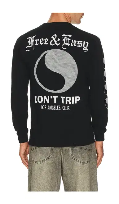 Free & Easy On Hood Long Sleeve Tee | Thumbnail 1 Free & Easy On Hood Long Sleeve Tee | Thumbnail 1