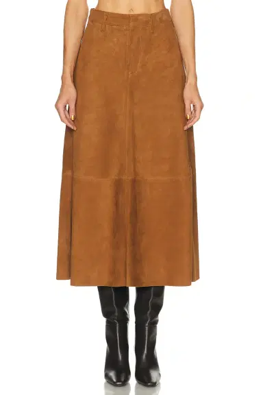 Citizens of Humanity Suede Cassia Skirt | Thumbnail 3 Citizens of Humanity Suede Cassia Skirt | Thumbnail 3