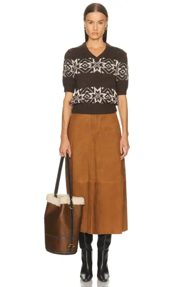 Citizens of Humanity Suede Cassia Skirt | Thumbnail 7 Citizens of Humanity Suede Cassia Skirt | Thumbnail 7