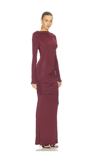 Paris Georgia Draped Jersey Dress | Thumbnail 2 Paris Georgia Draped Jersey Dress | Thumbnail 2