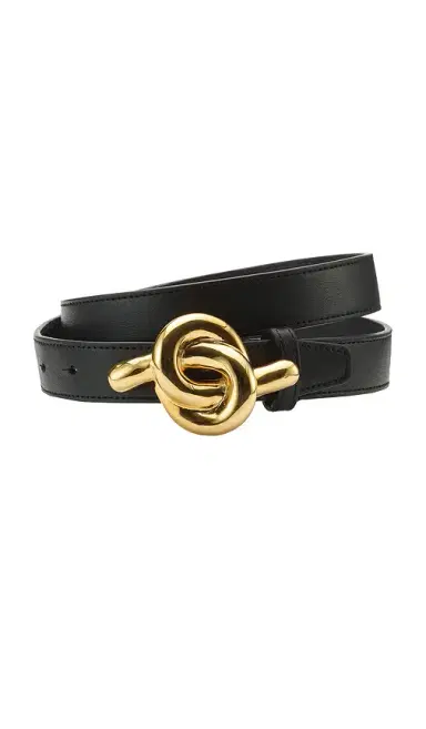 LELET NY Glossy Knot Leather Belt | Thumbnail 1 LELET NY Glossy Knot Leather Belt | Thumbnail 1