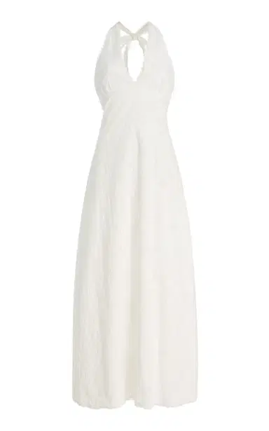 Posse Salma Eyelet Cotton Maxi Halter Dress | Thumbnail 7 Posse Salma Eyelet Cotton Maxi Halter Dress | Thumbnail 7