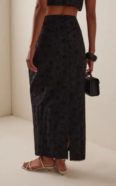 Posse Salma Eyelet Cotton Maxi Skirt | Thumbnail 4 Posse Salma Eyelet Cotton Maxi Skirt | Thumbnail 4