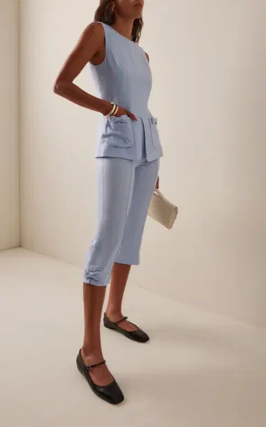 Posse Harper Linen Capri Pants | Thumbnail 2 Posse Harper Linen Capri Pants | Thumbnail 2
