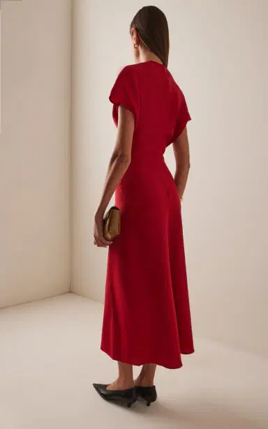 Toteme Slouch Waist Wool Dress | Thumbnail 4 Toteme Slouch Waist Wool Dress | Thumbnail 4