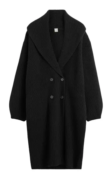 Toteme Long Shawl-Lapel Wool Cardigan | Thumbnail 5 Toteme Long Shawl-Lapel Wool Cardigan | Thumbnail 5