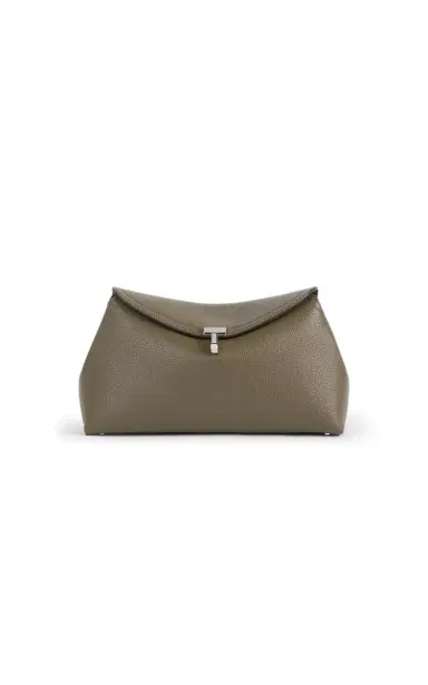 Toteme T-Lock Leather Clutch | Thumbnail 9 Toteme T-Lock Leather Clutch | Thumbnail 9
