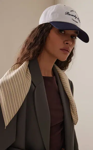 Sporty & Rich Beverly Cotton Baseball Cap | Thumbnail 2 Sporty & Rich Beverly Cotton Baseball Cap | Thumbnail 2