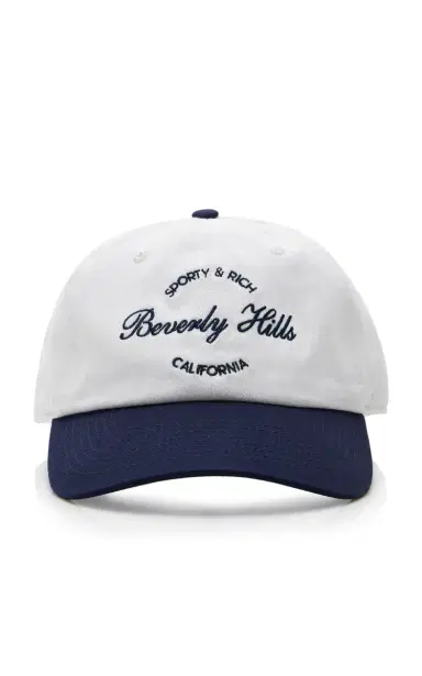Sporty & Rich Beverly Cotton Baseball Cap | Thumbnail 5 Sporty & Rich Beverly Cotton Baseball Cap | Thumbnail 5