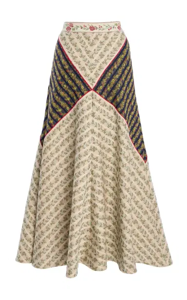Rosie Assoulin Diamond Cotton Skirt | Thumbnail 5 Rosie Assoulin Diamond Cotton Skirt | Thumbnail 5