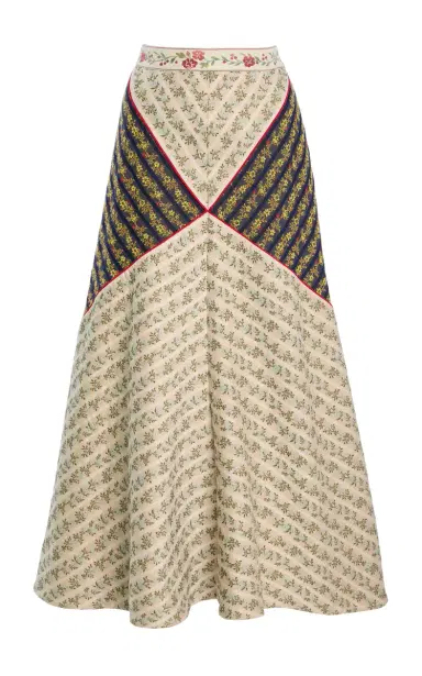 Rosie Assoulin Diamond Cotton Skirt | Thumbnail 7 Rosie Assoulin Diamond Cotton Skirt | Thumbnail 7