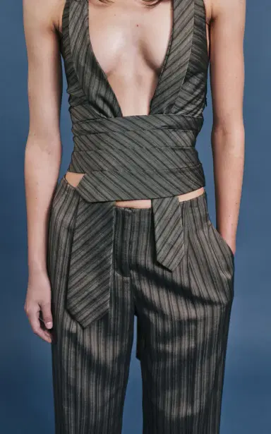 Christopher Esber Reyer Low-Rise Straight-Leg Pants | Thumbnail 2 Christopher Esber Reyer Low-Rise Straight-Leg Pants | Thumbnail 2