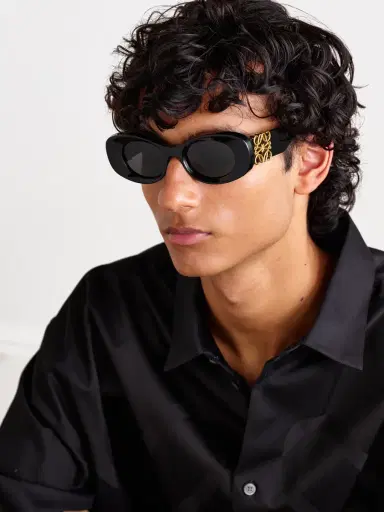 Loewe Anagram Oversized Cat-eye Acetate Sunglasses | Thumbnail 2 Loewe Anagram Oversized Cat-eye Acetate Sunglasses | Thumbnail 2