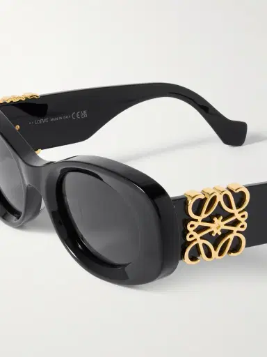 Loewe Anagram Oversized Cat-eye Acetate Sunglasses | Thumbnail 3 Loewe Anagram Oversized Cat-eye Acetate Sunglasses | Thumbnail 3