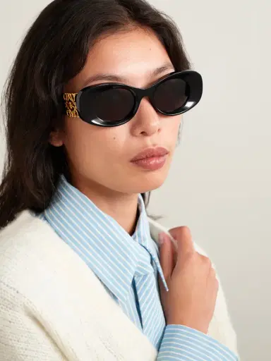 Loewe Anagram Oversized Cat-eye Acetate Sunglasses | Thumbnail 6 Loewe Anagram Oversized Cat-eye Acetate Sunglasses | Thumbnail 6