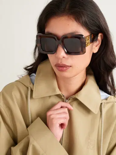 Loewe Anagram Oversized Square-frame Tortoiseshell Acetate Sunglasses | Thumbnail 2 Loewe Anagram Oversized Square-frame Tortoiseshell Acetate Sunglasses | Thumbnail 2