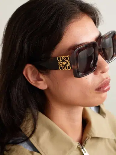 Loewe Anagram Oversized Square-frame Tortoiseshell Acetate Sunglasses | Thumbnail 5 Loewe Anagram Oversized Square-frame Tortoiseshell Acetate Sunglasses | Thumbnail 5