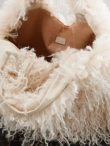 Gucci Softbit Shearling Tote | Thumbnail 5 Gucci Softbit Shearling Tote | Thumbnail 5