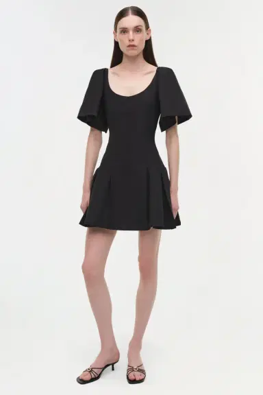 Simkhai Hattie Cotton Faille Mini Dress | Thumbnail 2 Simkhai Hattie Cotton Faille Mini Dress | Thumbnail 2