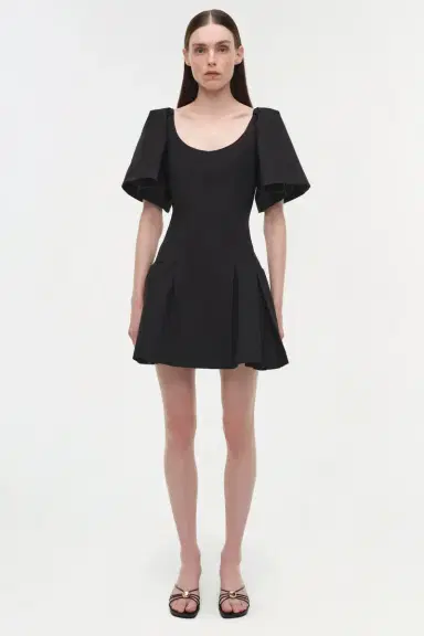 Simkhai Hattie Cotton Faille Mini Dress | Thumbnail 6 Simkhai Hattie Cotton Faille Mini Dress | Thumbnail 6