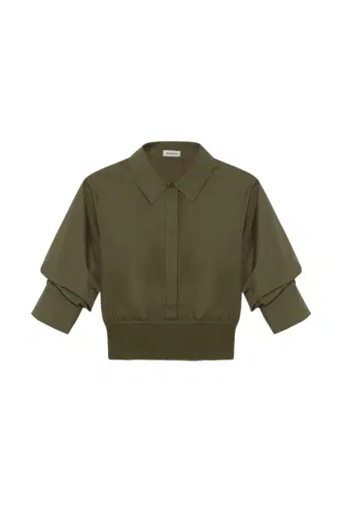 Simkhai Stiles Knit Cotton Shirt | Thumbnail 1 Simkhai Stiles Knit Cotton Shirt | Thumbnail 1