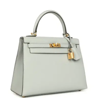 HERMÈS Hermes Kelly Sellier 25 Bleu Glacier Epsom Gold Hardware | Thumbnail 2 HERMÈS Hermes Kelly Sellier 25 Bleu Glacier Epsom Gold Hardware | Thumbnail 2
