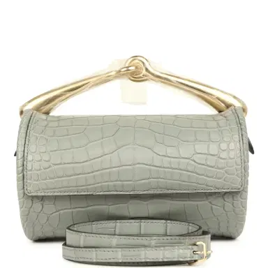 HERMÈS Hermes Maximors II Bag Gris Ciment Matte Alligator Permabrass Hardware | Thumbnail 1 HERMÈS Hermes Maximors II Bag Gris Ciment Matte Alligator Permabrass Hardware | Thumbnail 1