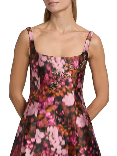 SACHIN BABI Women's Caroline Embellished Floral Minidress - Kaleidoscope | Thumbnail 6 SACHIN BABI Women's Caroline Embellished Floral Minidress - Kaleidoscope | Thumbnail 6