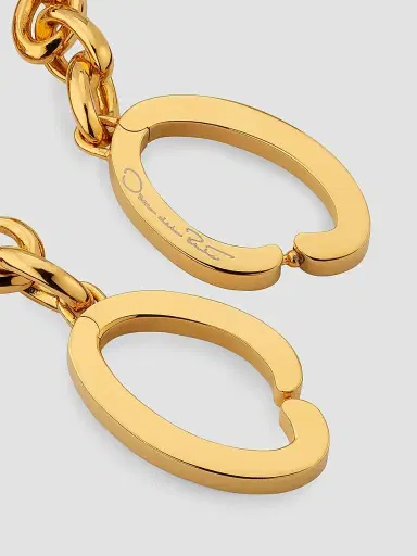 Oscar de la Renta Women's Goldtone Heart & 'O' Bag Charm | Thumbnail 4 Oscar de la Renta Women's Goldtone Heart & 'O' Bag Charm | Thumbnail 4