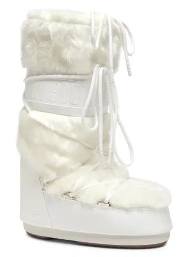 Moon Boot Women's Icon Faux-Fur Boots - Optical White | Thumbnail 2 Moon Boot Women's Icon Faux-Fur Boots - Optical White | Thumbnail 2