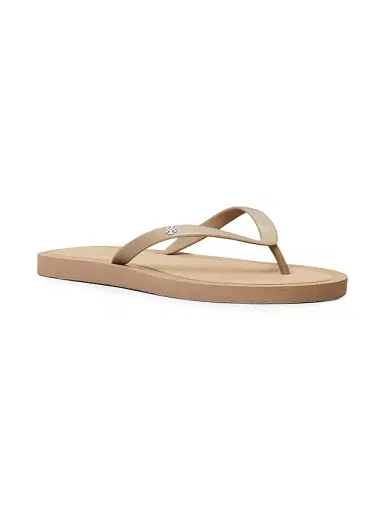 Tory Burch Women's Kira Logo Flip-Flops - Tan - Size 6 | Thumbnail 2 Tory Burch Women's Kira Logo Flip-Flops - Tan - Size 6 | Thumbnail 2