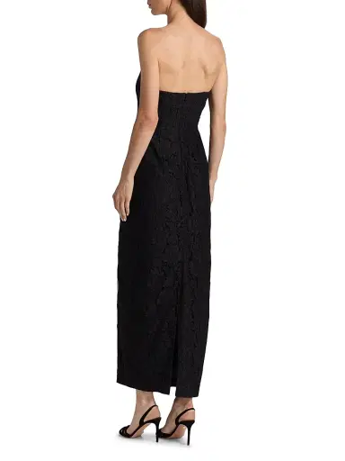 Milly Women's Dolores Floral-Embroidered Strapless Maxi Dress | Thumbnail 5 Milly Women's Dolores Floral-Embroidered Strapless Maxi Dress | Thumbnail 5