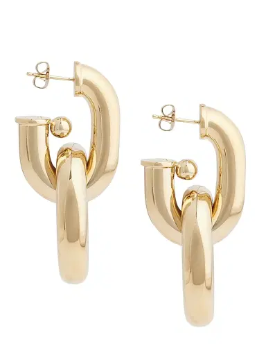 Rabanne Women's Extra-Large Double-Link Goldtone Earrings - Gold | Thumbnail 4 Rabanne Women's Extra-Large Double-Link Goldtone Earrings - Gold | Thumbnail 4