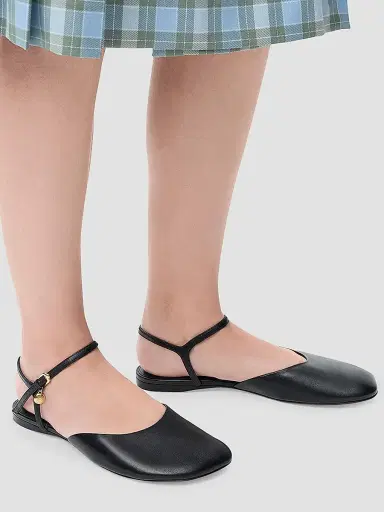 Loewe Women's Toy Leather Ballerina Flats - Black - Size 10 | Thumbnail 2 Loewe Women's Toy Leather Ballerina Flats - Black - Size 10 | Thumbnail 2