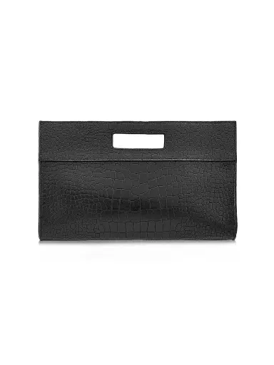 GiGi New York Women's Remy Croc-Embossed Leather Clutch | Thumbnail 1 GiGi New York Women's Remy Croc-Embossed Leather Clutch | Thumbnail 1
