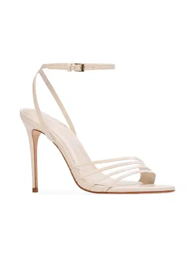 Black Suede Studio Women's Ella 100MM Leather Sandals - Coconut Leather - Size 12 | Thumbnail 2 Black Suede Studio Women's Ella 100MM Leather Sandals - Coconut Leather - Size 12 | Thumbnail 2
