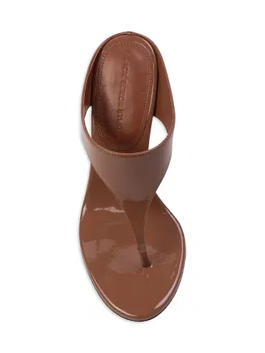 Black Suede Studio Women's Laurel 100MM Patent Mules - Mousse Patent | Thumbnail 5 Black Suede Studio Women's Laurel 100MM Patent Mules - Mousse Patent | Thumbnail 5