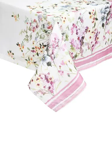 Mode Living Gardenia Floral Tablecloth | Thumbnail 1 Mode Living Gardenia Floral Tablecloth | Thumbnail 1