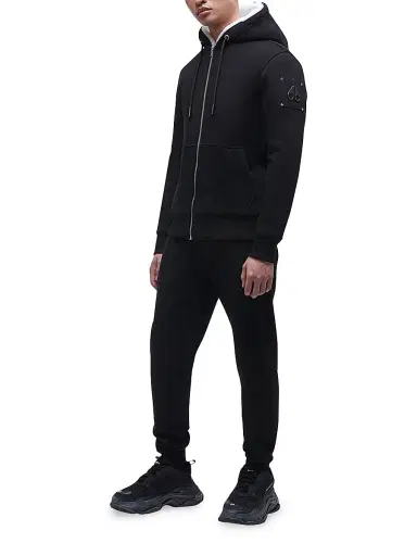 Moose Knuckles Men's Classic Bunny Jacket - Black White | Thumbnail 2 Moose Knuckles Men's Classic Bunny Jacket - Black White | Thumbnail 2