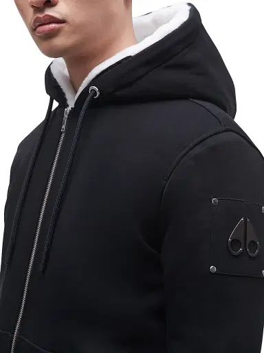 Moose Knuckles Men's Classic Bunny Jacket - Black White | Thumbnail 4 Moose Knuckles Men's Classic Bunny Jacket - Black White | Thumbnail 4