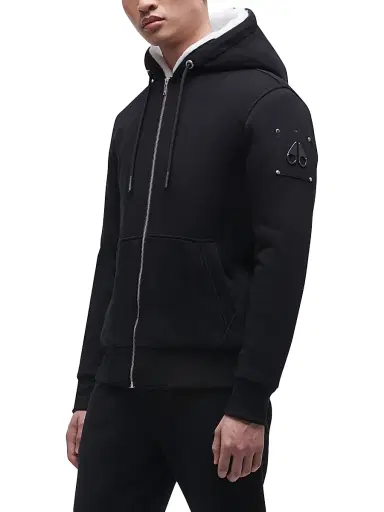 Moose Knuckles Men's Classic Bunny Jacket - Black White | Thumbnail 1 Moose Knuckles Men's Classic Bunny Jacket - Black White | Thumbnail 1
