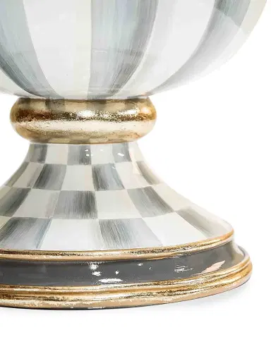 MacKenzie-Childs Sterling Stripe Urn | Thumbnail 2 MacKenzie-Childs Sterling Stripe Urn | Thumbnail 2