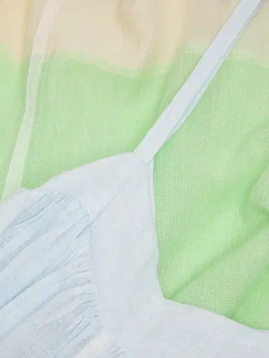 Lemlem Women's Eda Colorblocked Cotton Slipdress - Nefas Mint - Size Large | Thumbnail 6 Lemlem Women's Eda Colorblocked Cotton Slipdress - Nefas Mint - Size Large | Thumbnail 6