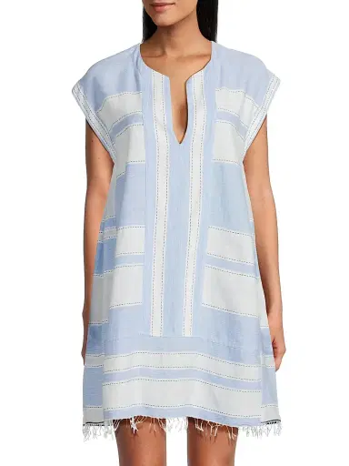Lemlem Women's Elina Jacquard Caftan | Thumbnail 3 Lemlem Women's Elina Jacquard Caftan | Thumbnail 3