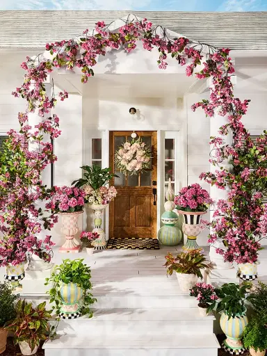 MacKenzie-Childs Rosy Meadow Small Urn | Thumbnail 4 MacKenzie-Childs Rosy Meadow Small Urn | Thumbnail 4