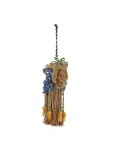 MacKenzie-Childs Field Study Beaded Tassel | Thumbnail 2 MacKenzie-Childs Field Study Beaded Tassel | Thumbnail 2