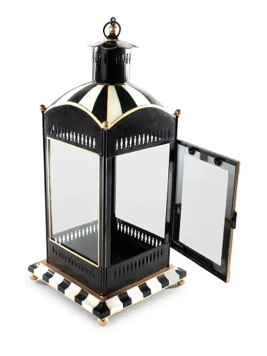 MacKenzie-Childs Courtly Stripe Large Candle Lantern | Thumbnail 2 MacKenzie-Childs Courtly Stripe Large Candle Lantern | Thumbnail 2