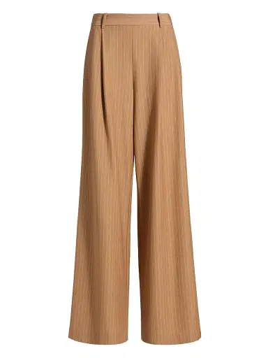 Toccin Women's Hailey Wide-Leg Trousers - Latte | Thumbnail 1 Toccin Women's Hailey Wide-Leg Trousers - Latte | Thumbnail 1