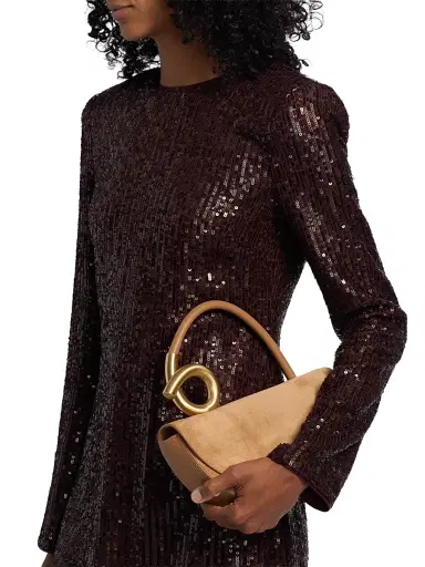 Toccin Women's Mirren Sequined Shift Minidress - Deep Spice | Thumbnail 6 Toccin Women's Mirren Sequined Shift Minidress - Deep Spice | Thumbnail 6