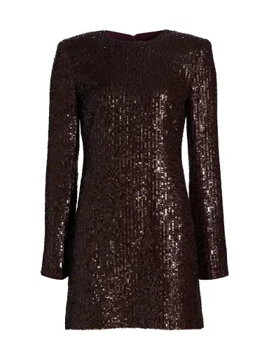 Toccin Women's Mirren Sequined Shift Minidress - Deep Spice | Thumbnail 1 Toccin Women's Mirren Sequined Shift Minidress - Deep Spice | Thumbnail 1